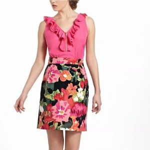 Anthropology floral dress